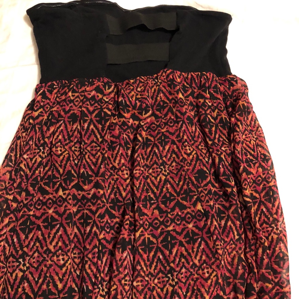 High Low Strapless Dress